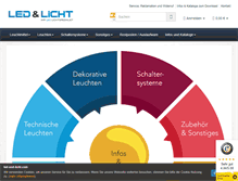 Tablet Screenshot of led-und-licht.com